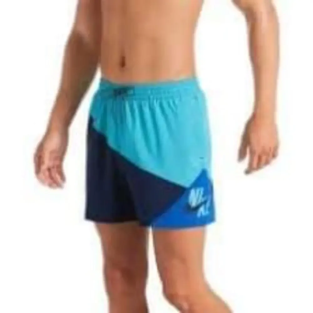 Men's Nike Swim Trunks Sz XL Turquoise/Blue